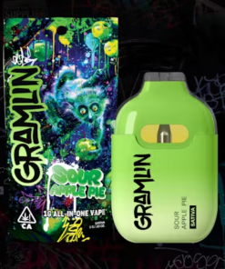 Gramlin Cannabis Sour Apple Pie 1g All-In-One disposable vape