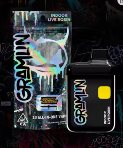 Gramlin indoor live rosin Marty McHigh 1g all in one vape